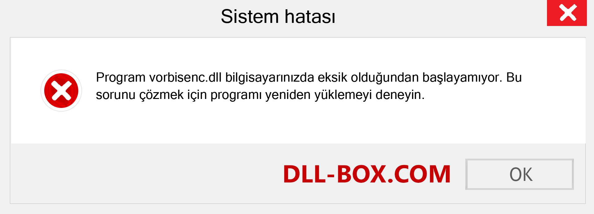 vorbisenc.dll dosyası eksik mi? Windows 7, 8, 10 için İndirin - Windows'ta vorbisenc dll Eksik Hatasını Düzeltin, fotoğraflar, resimler